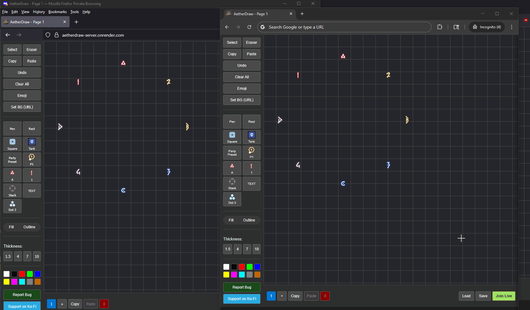 AetherDraw real-time collaboration demo
